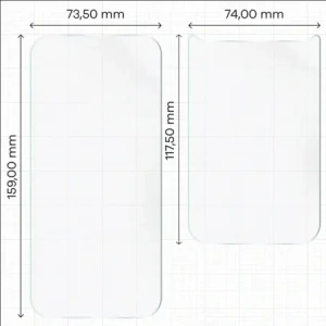 Folia hydrożelowa na tył i przód Bizon Glass Hydrogel Pack do Apple iPhone 17 Pro Max