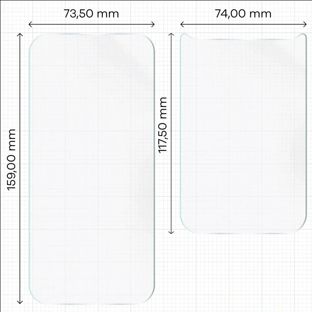 Folia hydrożelowa na tył i przód Bizon Glass Hydrogel Pack do Apple iPhone 17 Pro Max