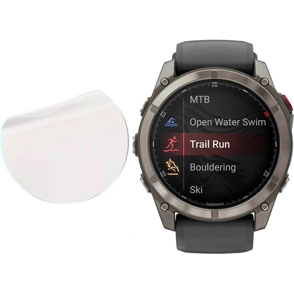 Folia matowa Bizon Glass Watch Film Sun do Garmin Fenix 8 Pro AMOLED 47 mm