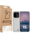 Etui Bizon Case Angelo do OnePlus 15 półprzezroczyste z beżową ramką
