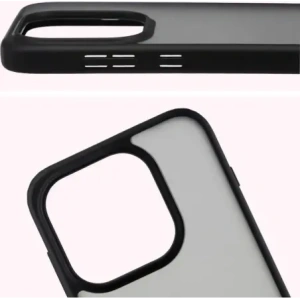 Etui Bizon Case Angelo do OnePlus 15 przydymione z czarną ramką