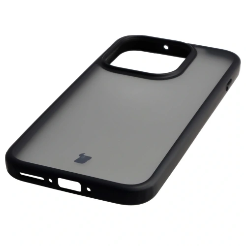 Etui Bizon Case Angelo do OnePlus 15 przydymione z czarną ramką