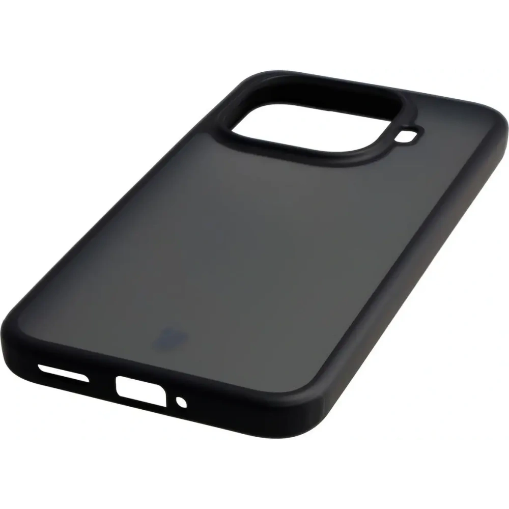Etui Bizon Case Angelo do Xiaomi 15T Pro przydymione z czarną ramką