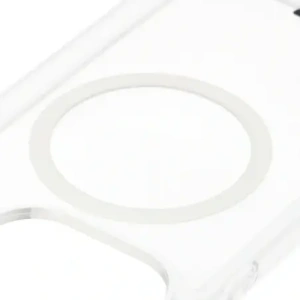 Etui z pierścieniem magnetycznym Bizon Case CrystalO do OnePlus 15 przezroczyste