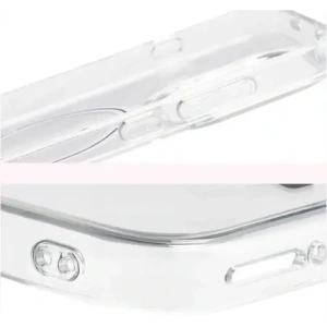 Etui z pierścieniem magnetycznym Bizon Case CrystalO do OnePlus 15 przezroczyste