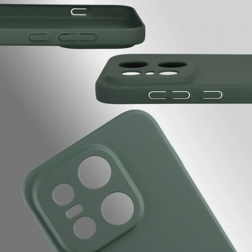 Etui Bizon Case Łupka do OnePlus 15 zielone