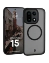 Etui z pierścieniem magnetycznym Bizon Case MatteO do OnePlus 15 przydymione-czarne