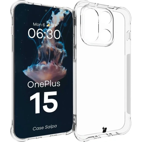 Elastyczne etui Bizon Case Salpa do OnePlus 15 przezroczyste