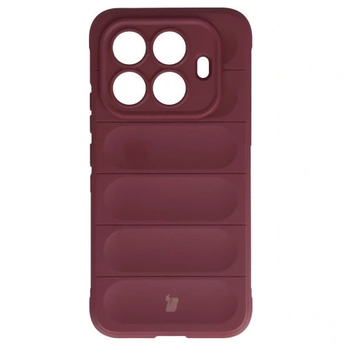 Pancerne etui Bizon Case Tur do Xiaomi 15T Pro burgundowe