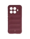 Pancerne etui Bizon Case Tur do Xiaomi 15T Pro burgundowe