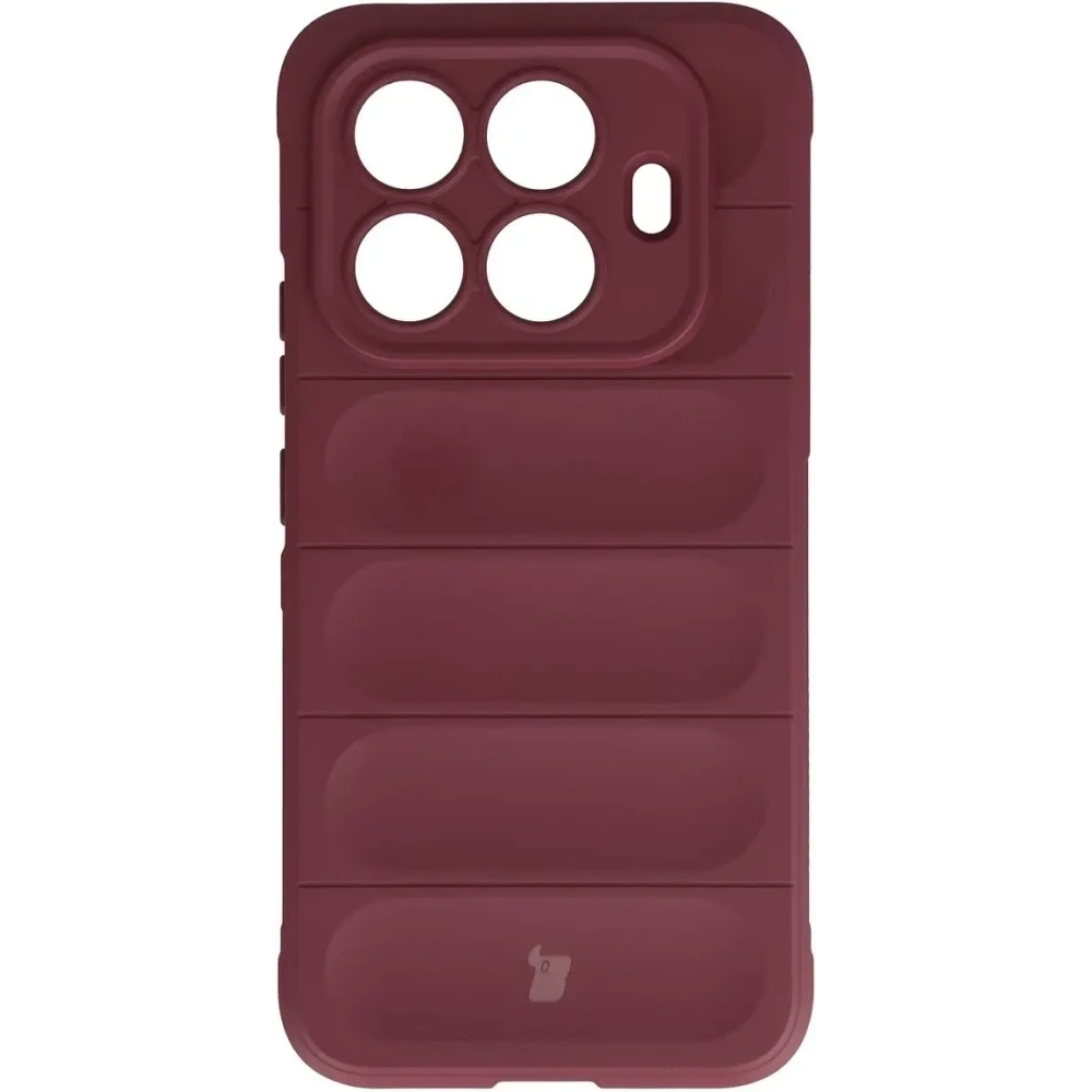 Pancerne etui Bizon Case Tur do Xiaomi 15T Pro burgundowe
