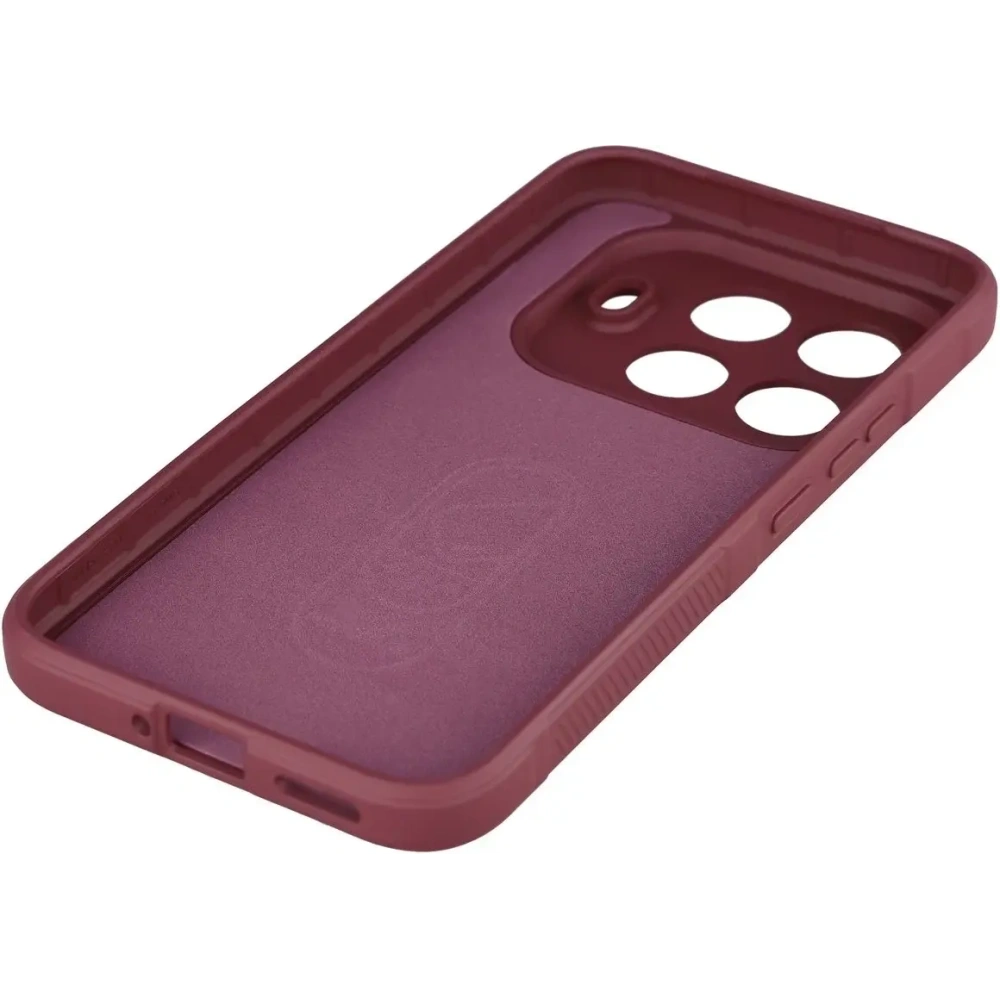 Pancerne etui Bizon Case Tur do Xiaomi 15T Pro burgundowe