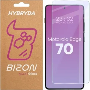 Elastyczne szkło hybrydowe Bizon Glass Mule do Motorola Edge 70