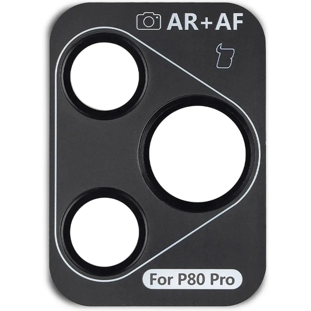 Szkło na aparat z aplikatorem Bizon Glass Snap Lens do Huawei Pura 80 Pro / Pro Plus czarna ramka