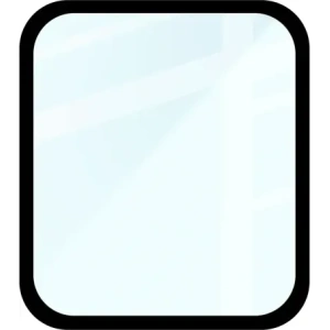 Szkło hybrydowe Bizon Glass Watch Edge Hybrid do Garmin Venu X1 czarne