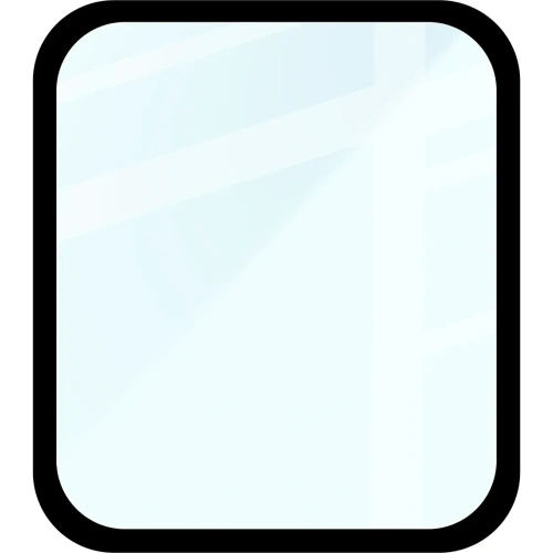 Szkło hybrydowe Bizon Glass Watch Edge Hybrid do Garmin Venu X1 czarne