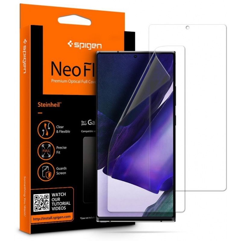 Spigen Distributor - 8809710754263 - SPN1210 - Spigen Neo Flex HD Samsung Galaxy Note 20 Ultra [2 PACK] - B2B homescreen
