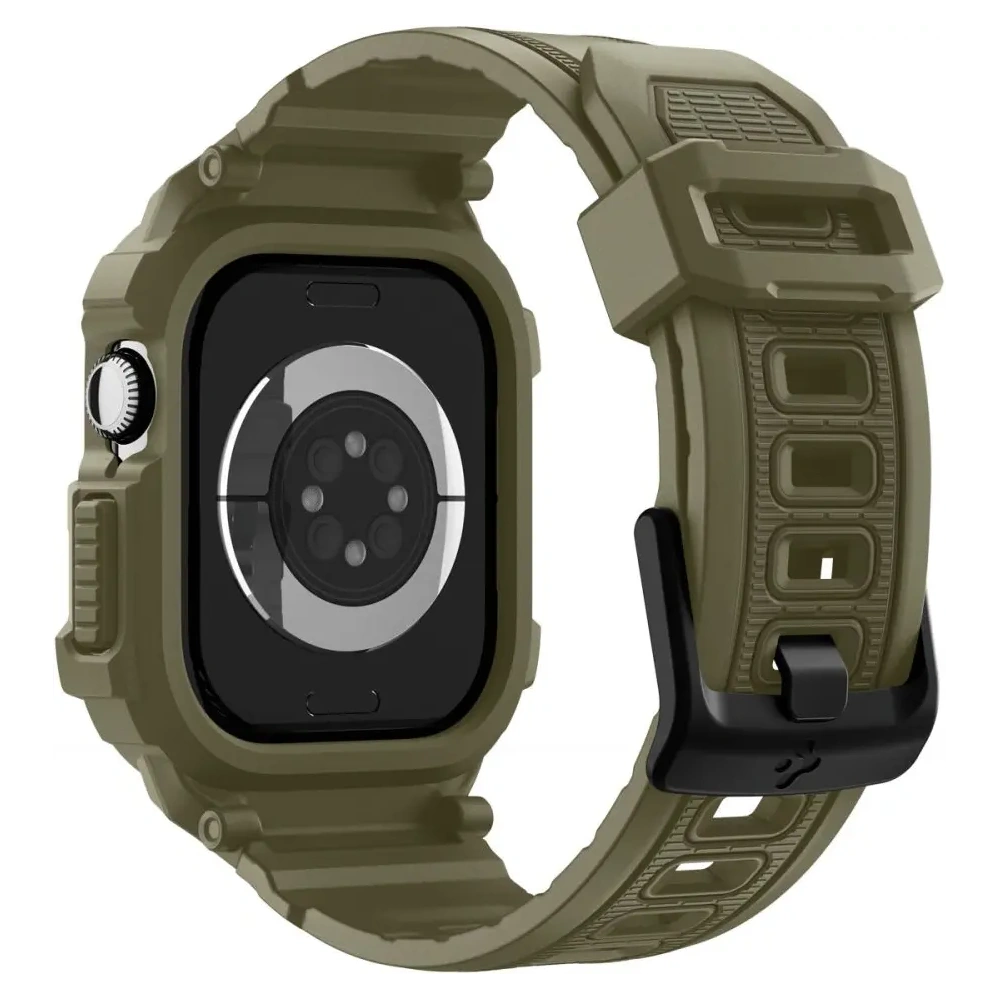 Etui Spigen Rugged Armor Pro V2 do Apple Watch 10 / 11 46mm Vintage Khaki