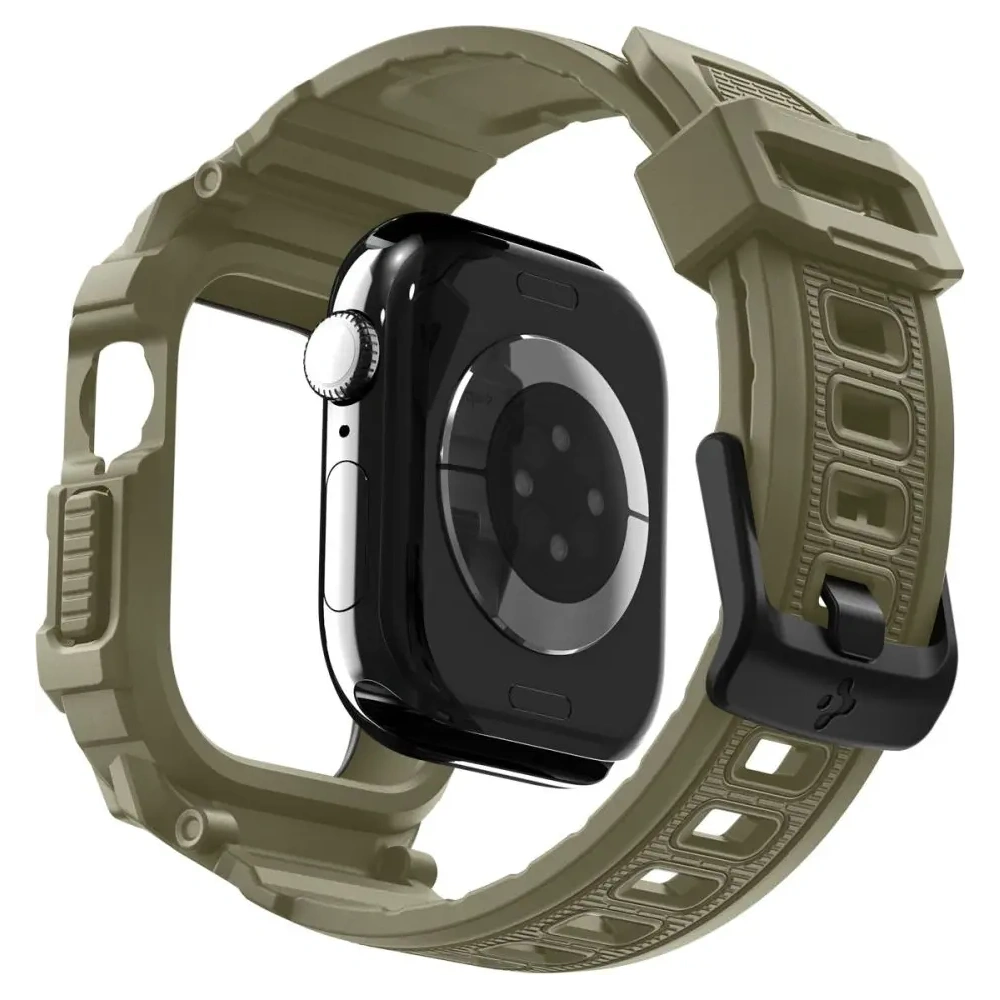 Etui Spigen Rugged Armor Pro V2 do Apple Watch 10 / 11 46mm Vintage Khaki