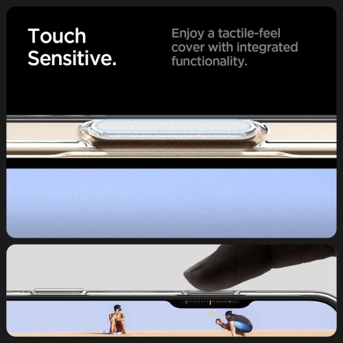 Etui Spigen Thin Fit Mag MagSafe do Apple iPhone 16 Pro Clear/white