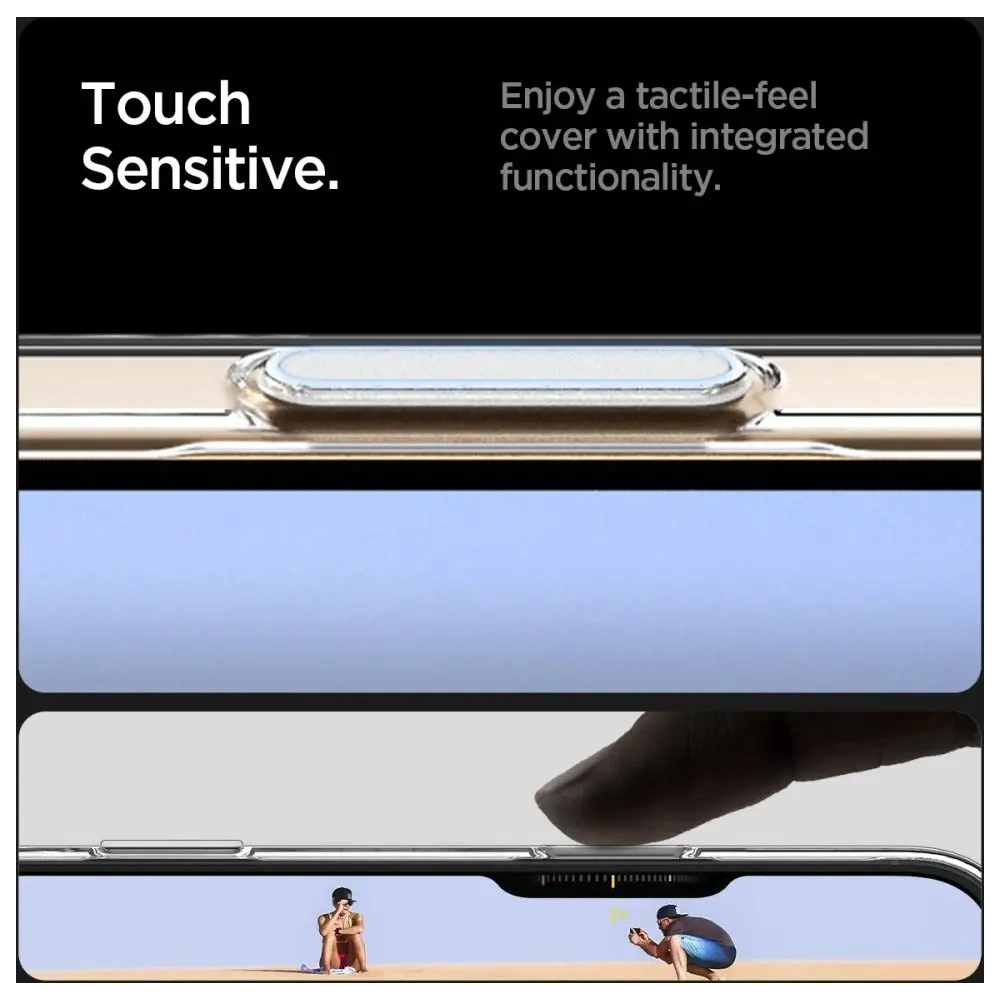 Etui Spigen Thin Fit Mag MagSafe do Apple iPhone 16 Pro Clear/white