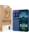 Etui Bizon Case Łupka do Vivo X300 Pro niebieskie