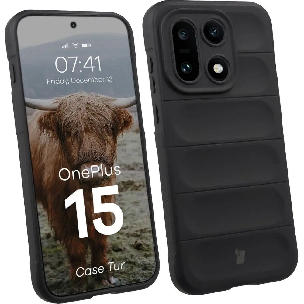 Pancerne etui Bizon Case Tur do OnePlus 15 czarne