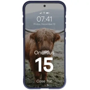 Pancerne etui Bizon Case Tur do OnePlus 15 granatowe