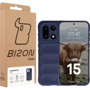 Pancerne etui Bizon Case Tur do OnePlus 15 granatowe