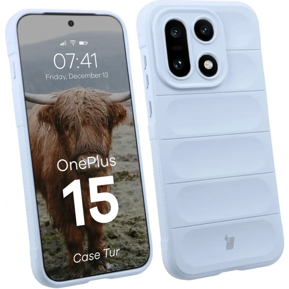 Pancerne etui Bizon Case Tur do OnePlus 15 jasnoniebieskie