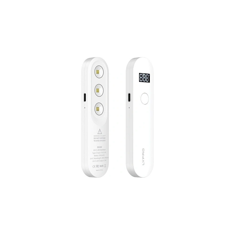 Hurtownia GSM - LYFRO Beam dezinfekční lampa mini UV-C ruční sterilizátor bílá/white - UNIQ231WHT - {ean13} - Hurt