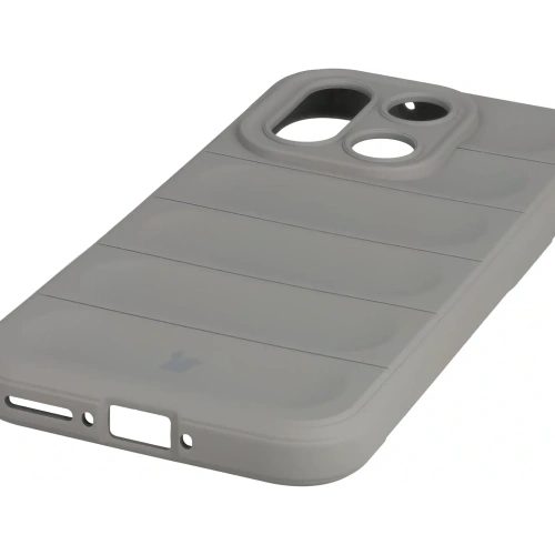 Pancerne etui Bizon Case Tur do OnePlus 15 jasnoszare