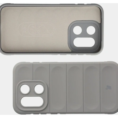 Pancerne etui Bizon Case Tur do OnePlus 15 jasnoszare