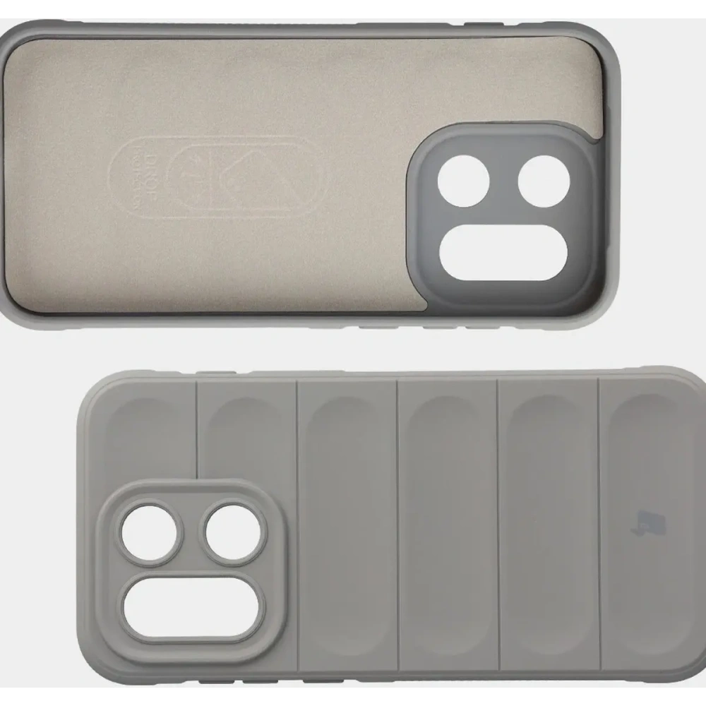 Pancerne etui Bizon Case Tur do OnePlus 15 jasnoszare