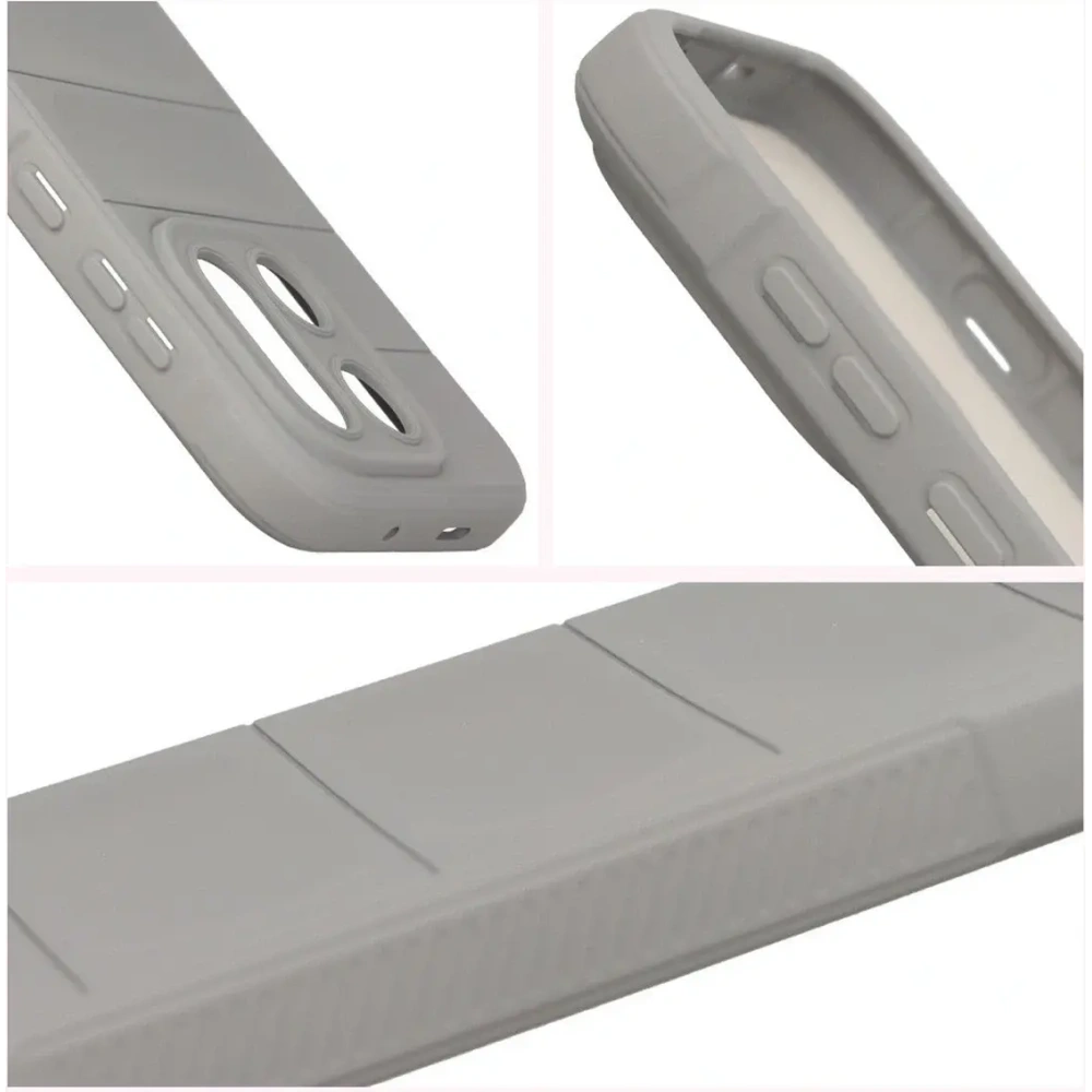 Pancerne etui Bizon Case Tur do OnePlus 15 jasnoszare