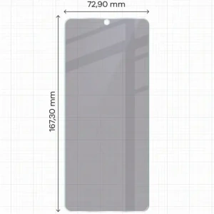Prywatyzujące szkło hybrydowe Bizon Glass Mule Shadow do Motorola Moto G06 4G / G06 Power 4G matowe