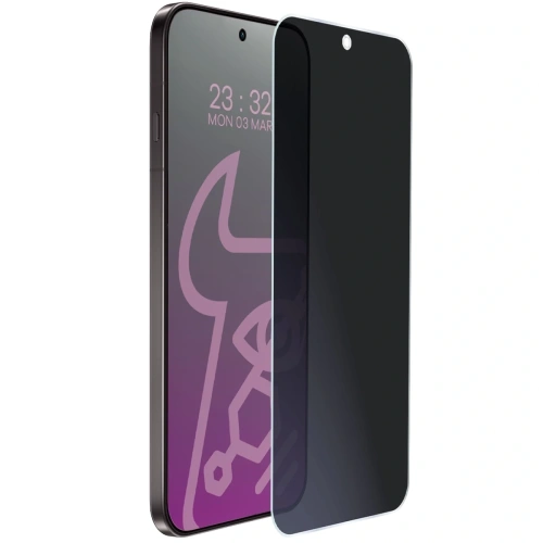 Prywatyzujące szkło hybrydowe Bizon Glass Mule Shadow do Oppo Find X9 Pro matowe