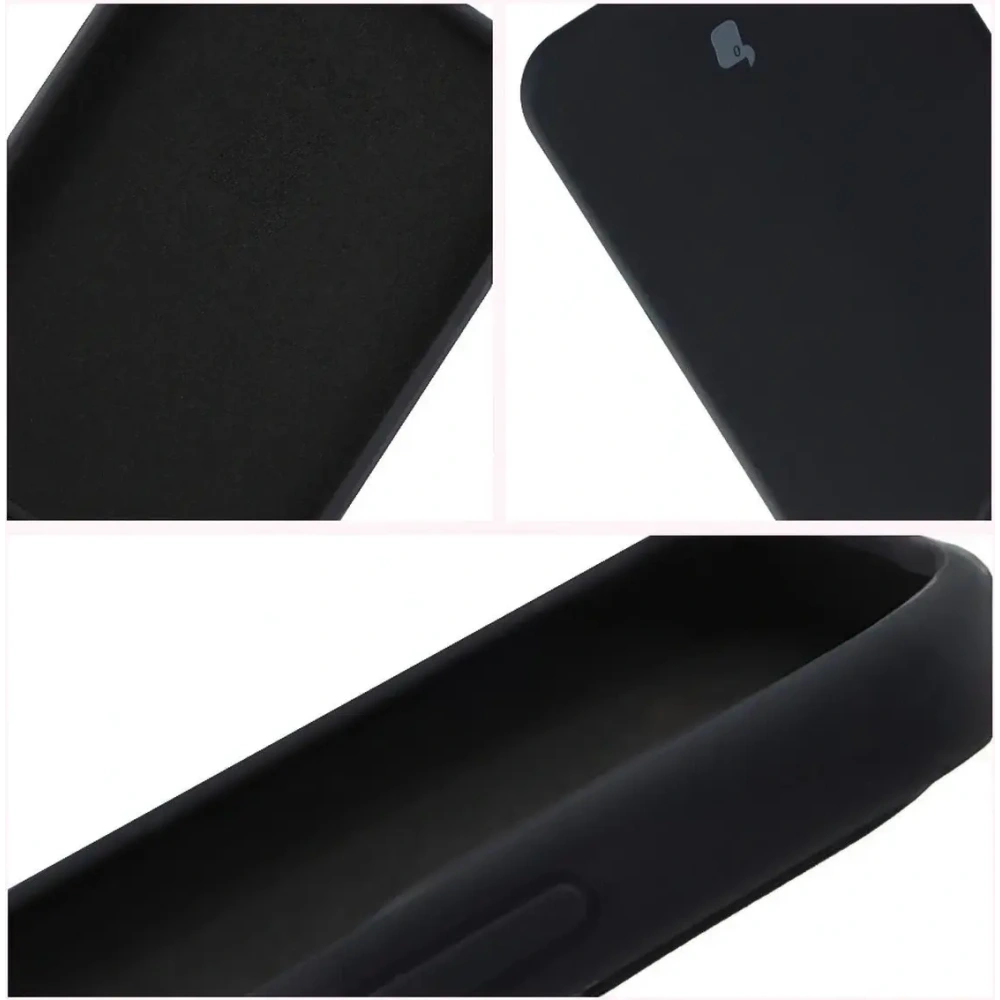 Silikonowe etui Bizon Soft Case do Xiaomi 15T czarne