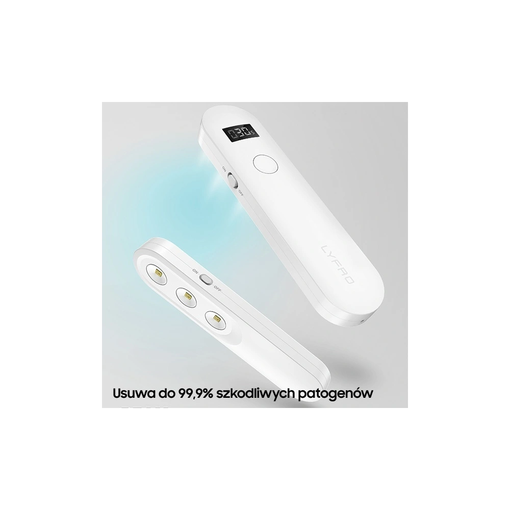 Hurtownia GSM - LYFRO Beam dezinfekční lampa mini UV-C ruční sterilizátor bílá/white - UNIQ231WHT - {ean13} - Hurt