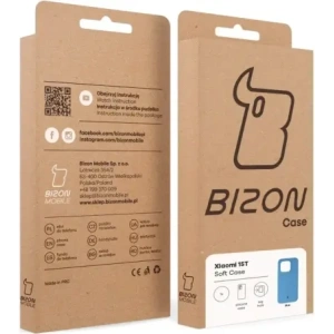 Silikonowe etui Bizon Soft Case do Xiaomi 15T niebieskie