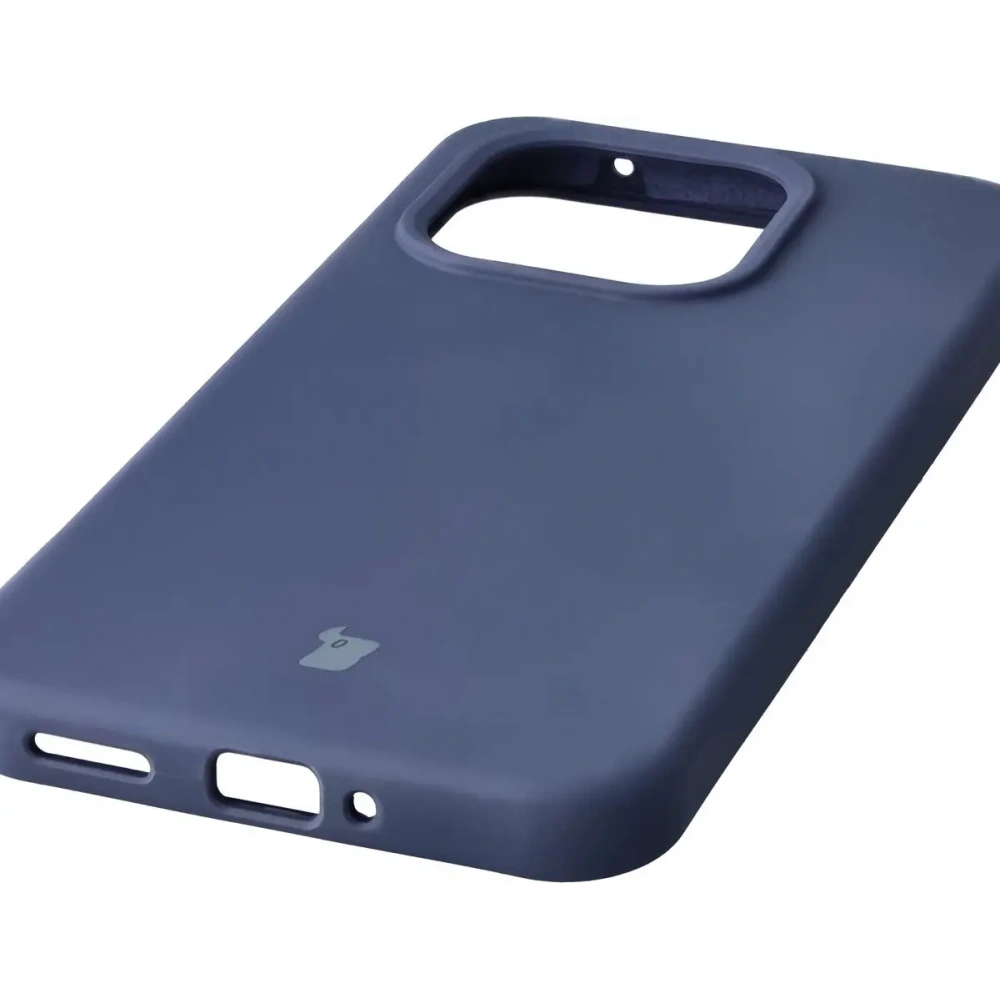 Silikonowe etui Bizon Soft Case do Xiaomi 15T ciemnoniebieskie