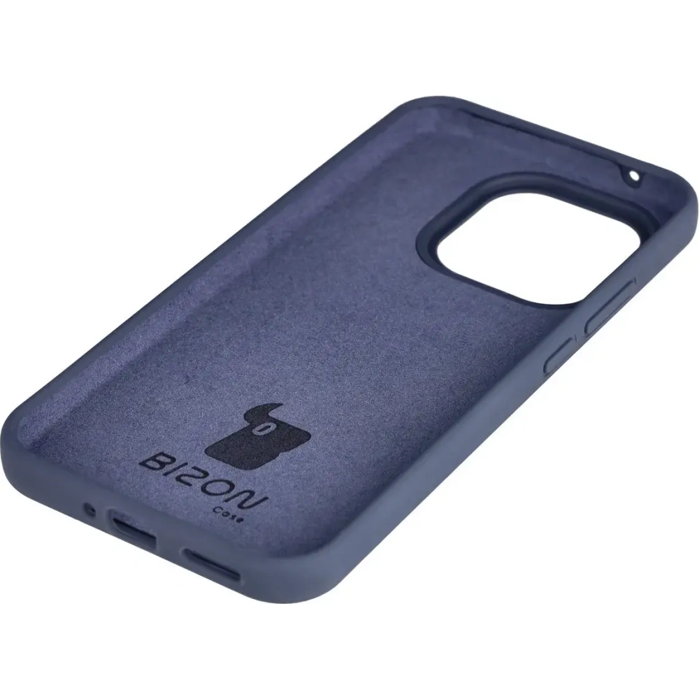 Silikonowe etui Bizon Soft Case do Xiaomi 15T ciemnoniebieskie