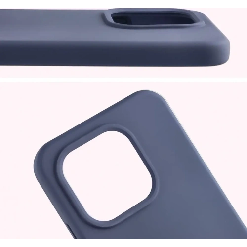 Silikonowe etui Bizon Soft Case do Xiaomi 15T ciemnoniebieskie