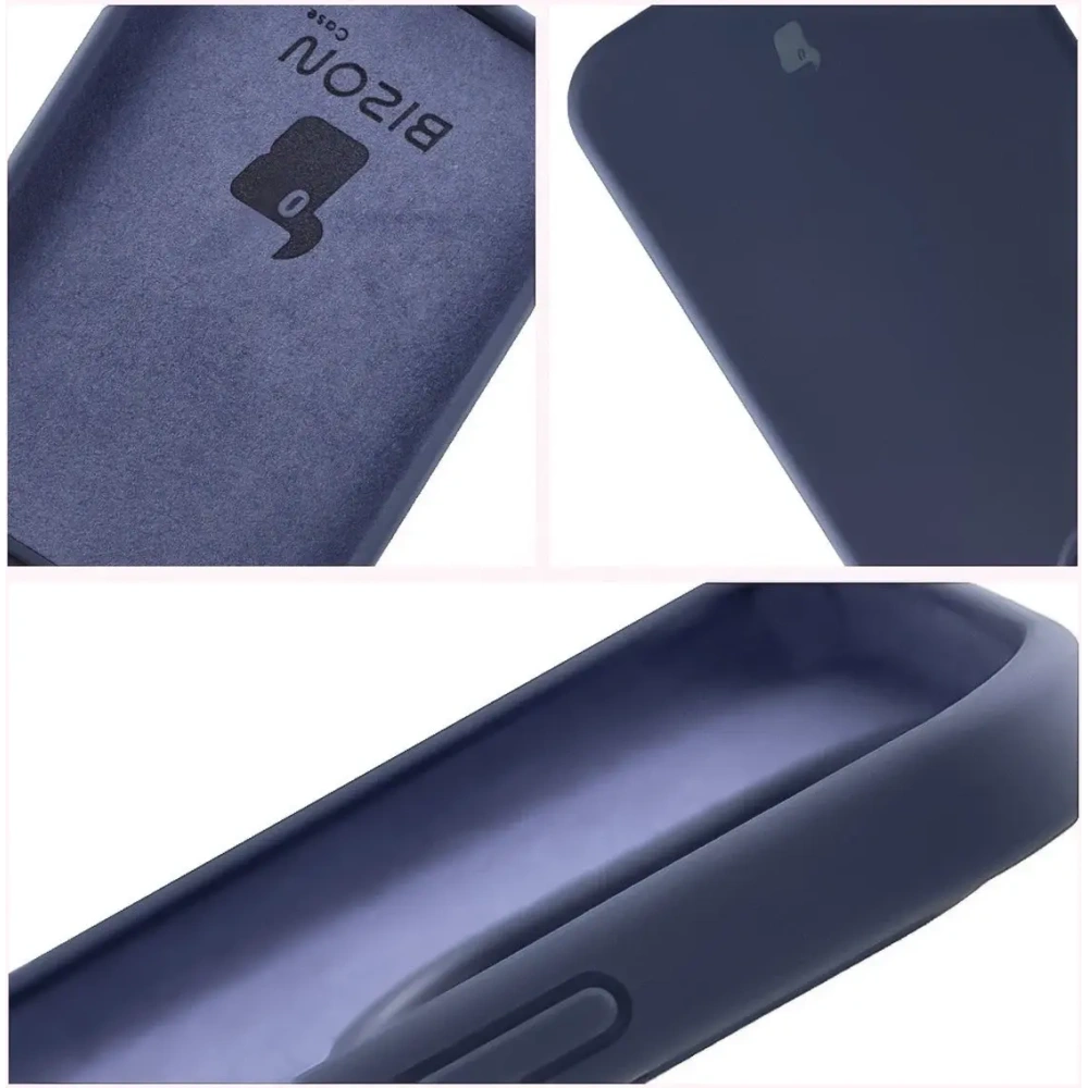 Silikonowe etui Bizon Soft Case do Xiaomi 15T ciemnoniebieskie