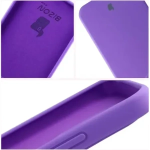 Silikonowe etui Bizon Soft Case do Xiaomi 15T fioletowe