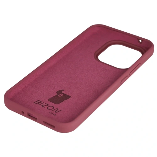 Silikonowe etui Bizon Soft Case do Xiaomi 15T ciemnofioletowe
