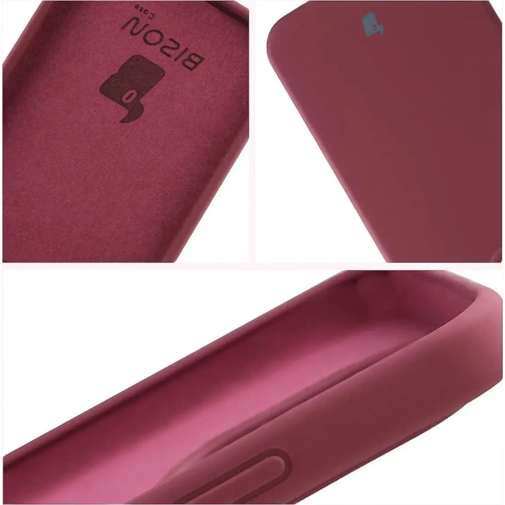 Silikonowe etui Bizon Soft Case do Xiaomi 15T ciemnofioletowe