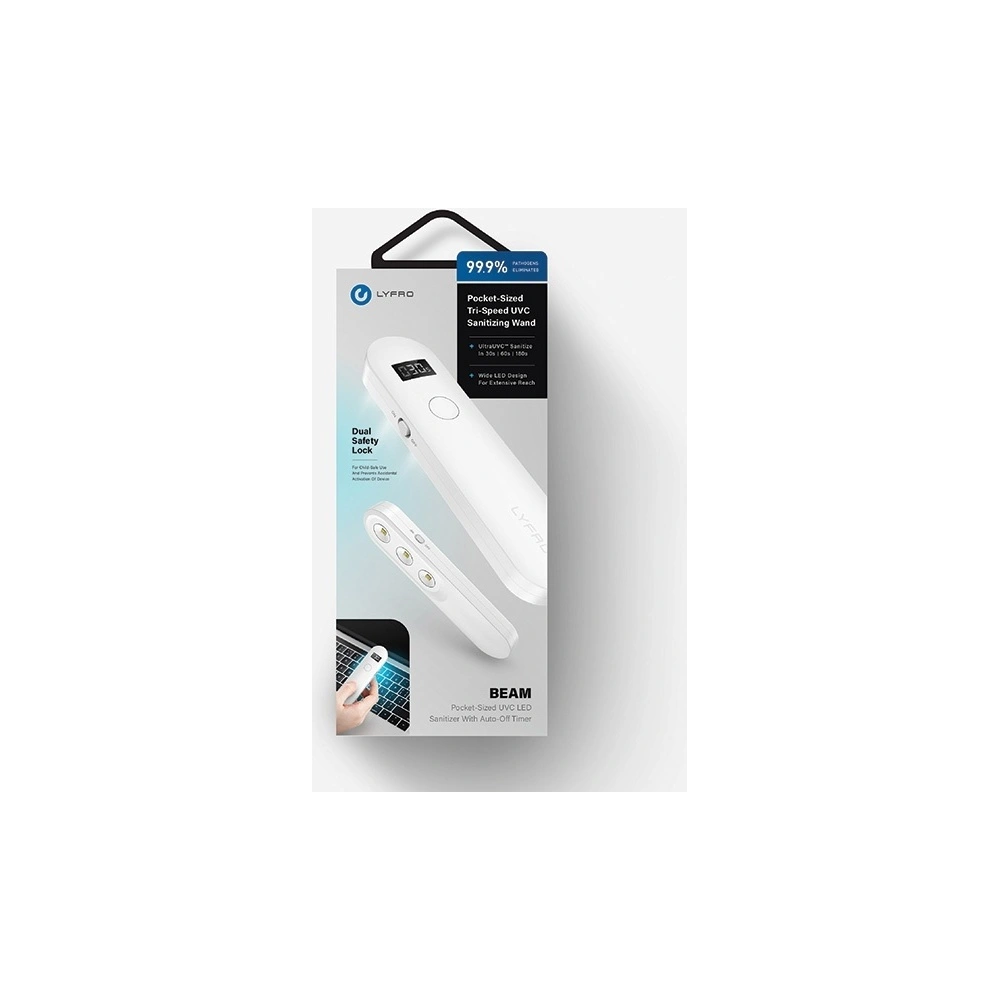 Hurtownia GSM - LYFRO Beam dezinfekční lampa mini UV-C ruční sterilizátor bílá/white - UNIQ231WHT - {ean13} - Hurt