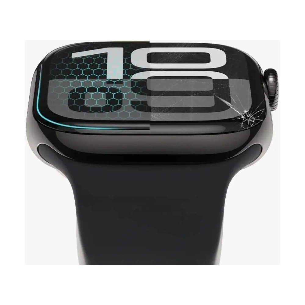 Szkło hybrydowe Tech-Protect Glass Flex+ do Apple Watch 4/5/6/SE 1 / 2 / 3 40mm Black [2 PACK]