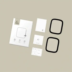 Szkło hybrydowe Tech-Protect Glass Flex+ do Apple Watch 4/5/6/SE 1 / 2 / 3 40mm Black [2 PACK]